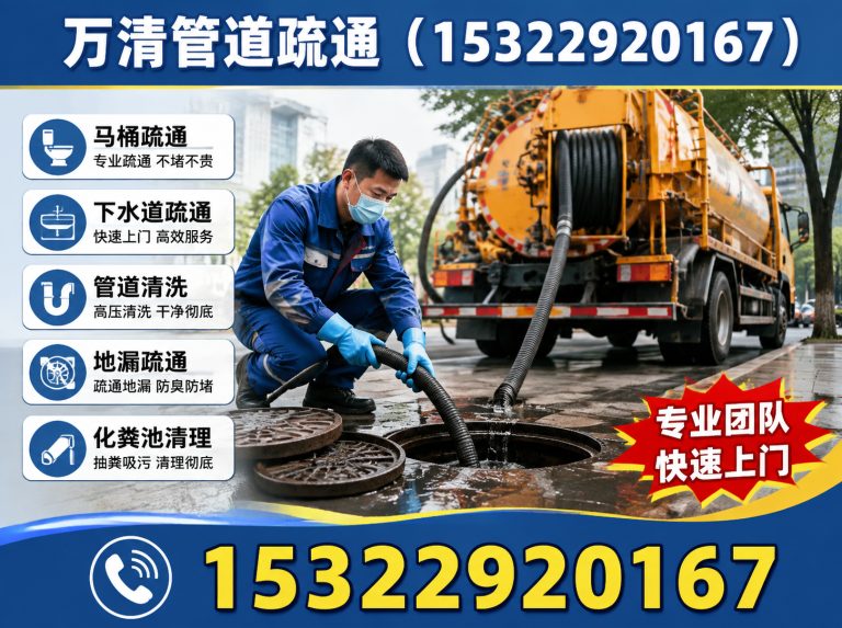 荔湾区万清管道疏通展示图